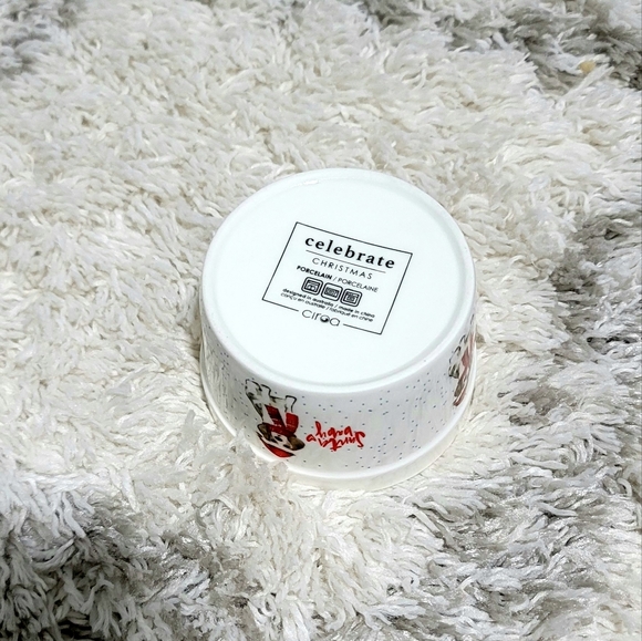 Ciroa Ramekin Bowl Puppy Christmas Holiday Dip Snack Bowl - Picture 3 of 8